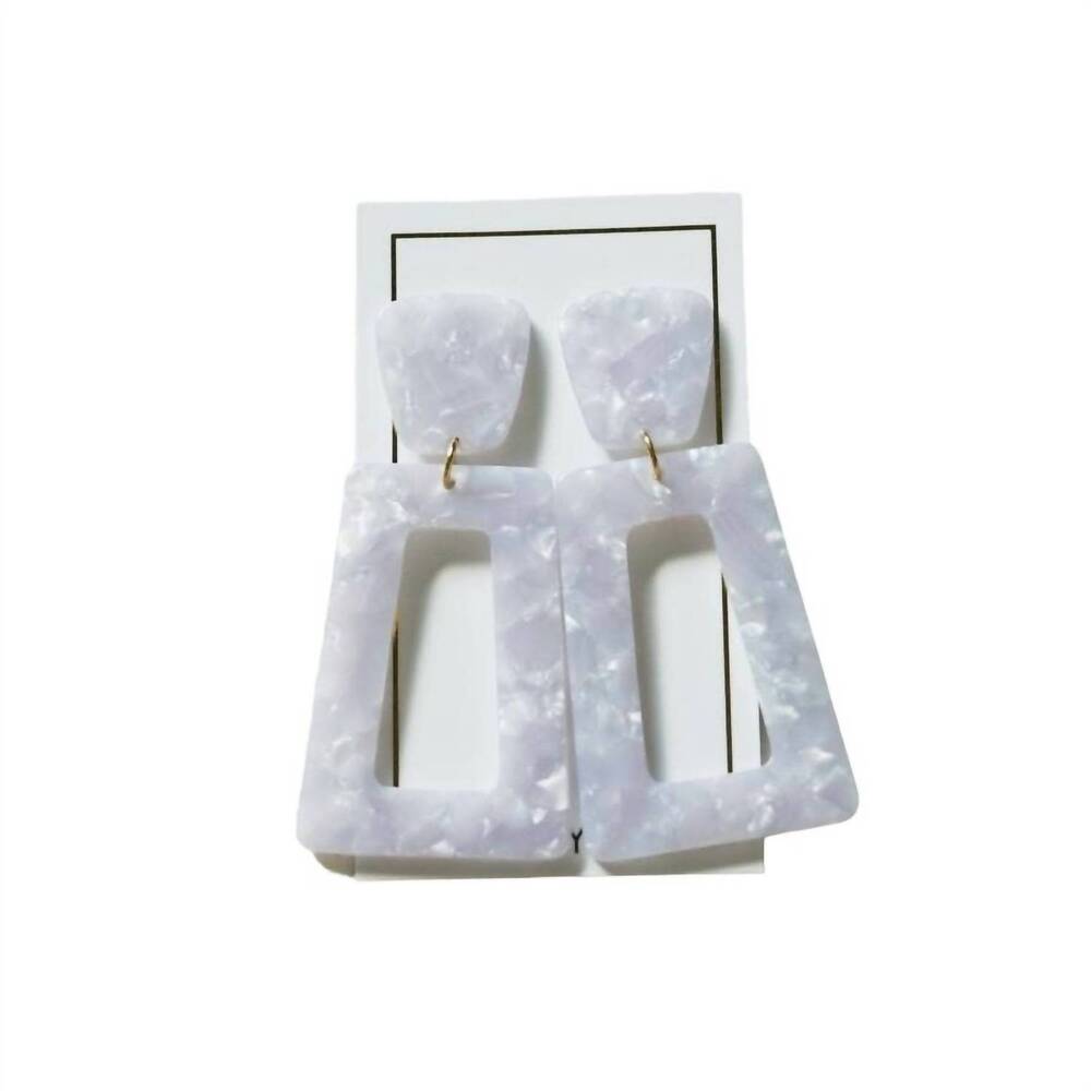 NEW LINNY CO women's kennedy earrings in lavender